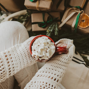 Holiday Cheer Stoneware Coffee Mug - Christmas Decor