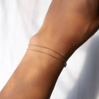 Gold Chain Bracelet-Layered, Gilded Collection