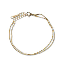 Gold Chain Bracelet-Layered, Gilded Collection