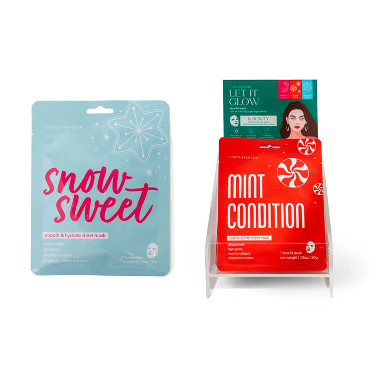Let It Glow Holiday Face Masks