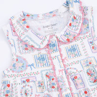 Julep's Floral Patchwork - Jill Dress with Bloomer & Knot Headband Set