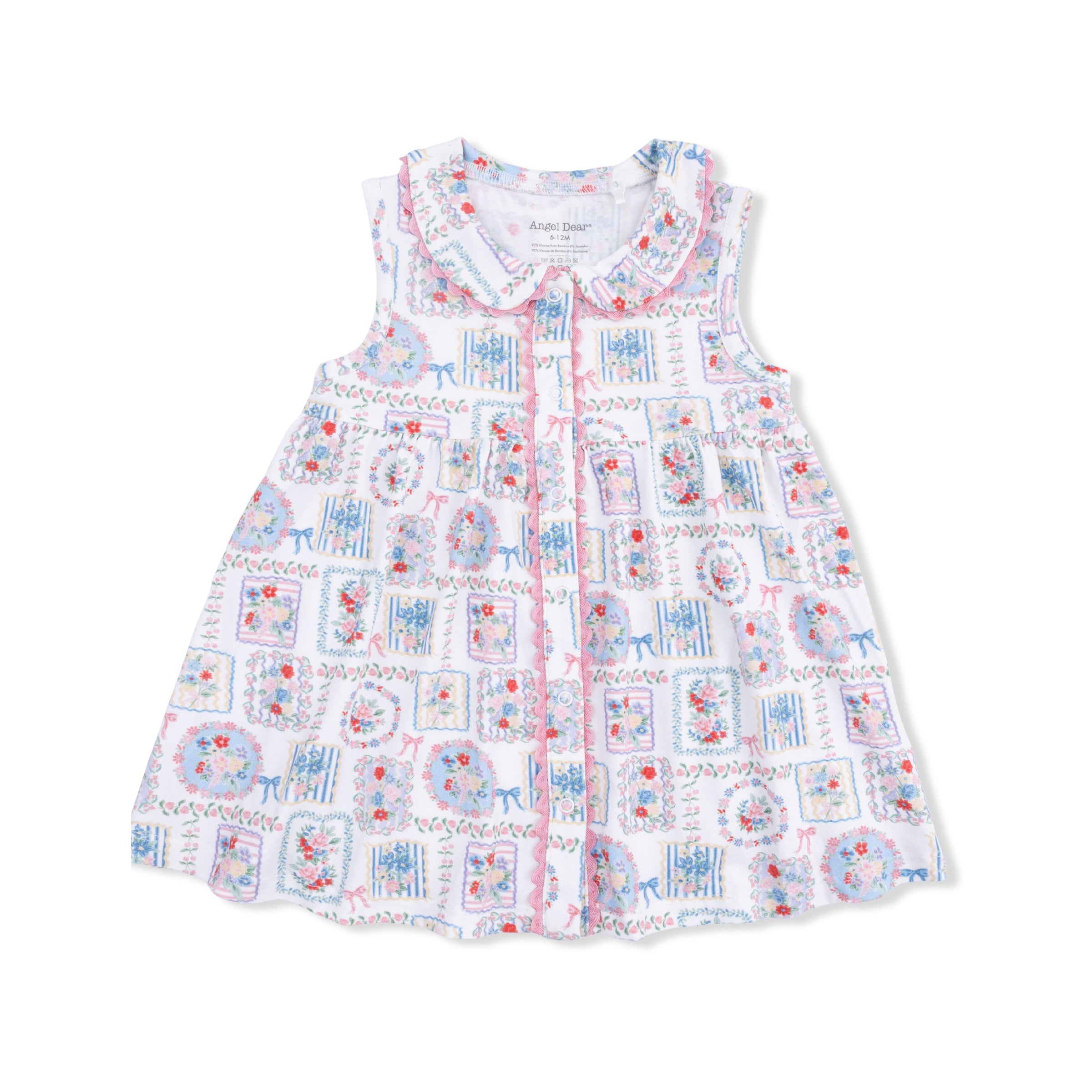 Julep's Floral Patchwork - Jill Dress with Bloomer & Knot Headband Set