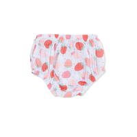 Strawberry Bliss - Jill Dress with Bloomer & Bow on Headband Set