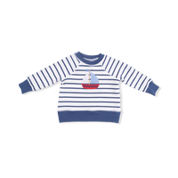 Bubbly Sailboat - Raglan Sweatshirt
