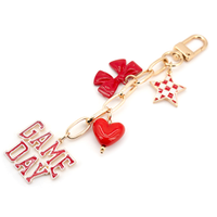 Game Day Team Spirit Enamel Keychain
