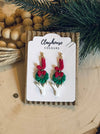 Joy Christmas Earrings  