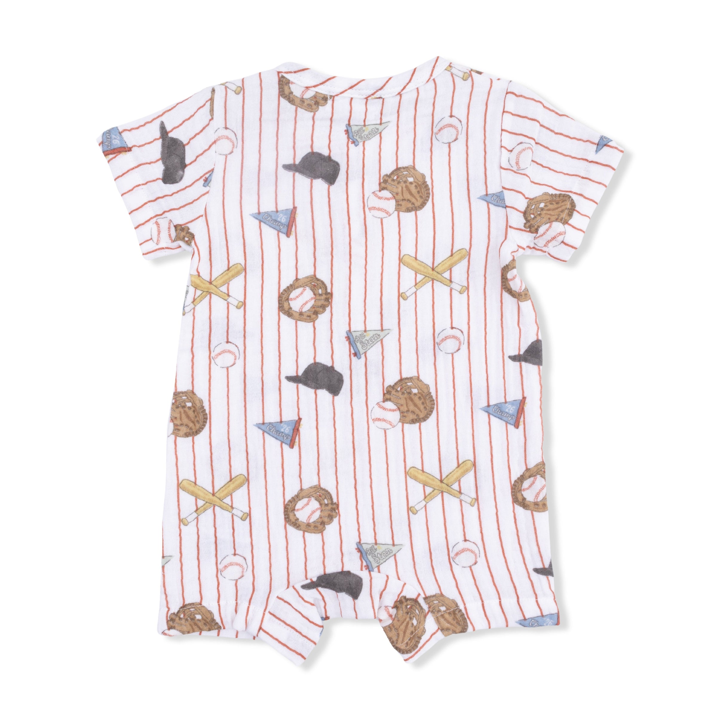Vintage Baseball Stripe - Henley Shortall