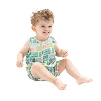 Patchwork Farm - Sleeveless Shortie Romper