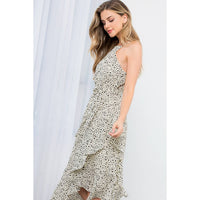 Monette-Spotted Print Dress