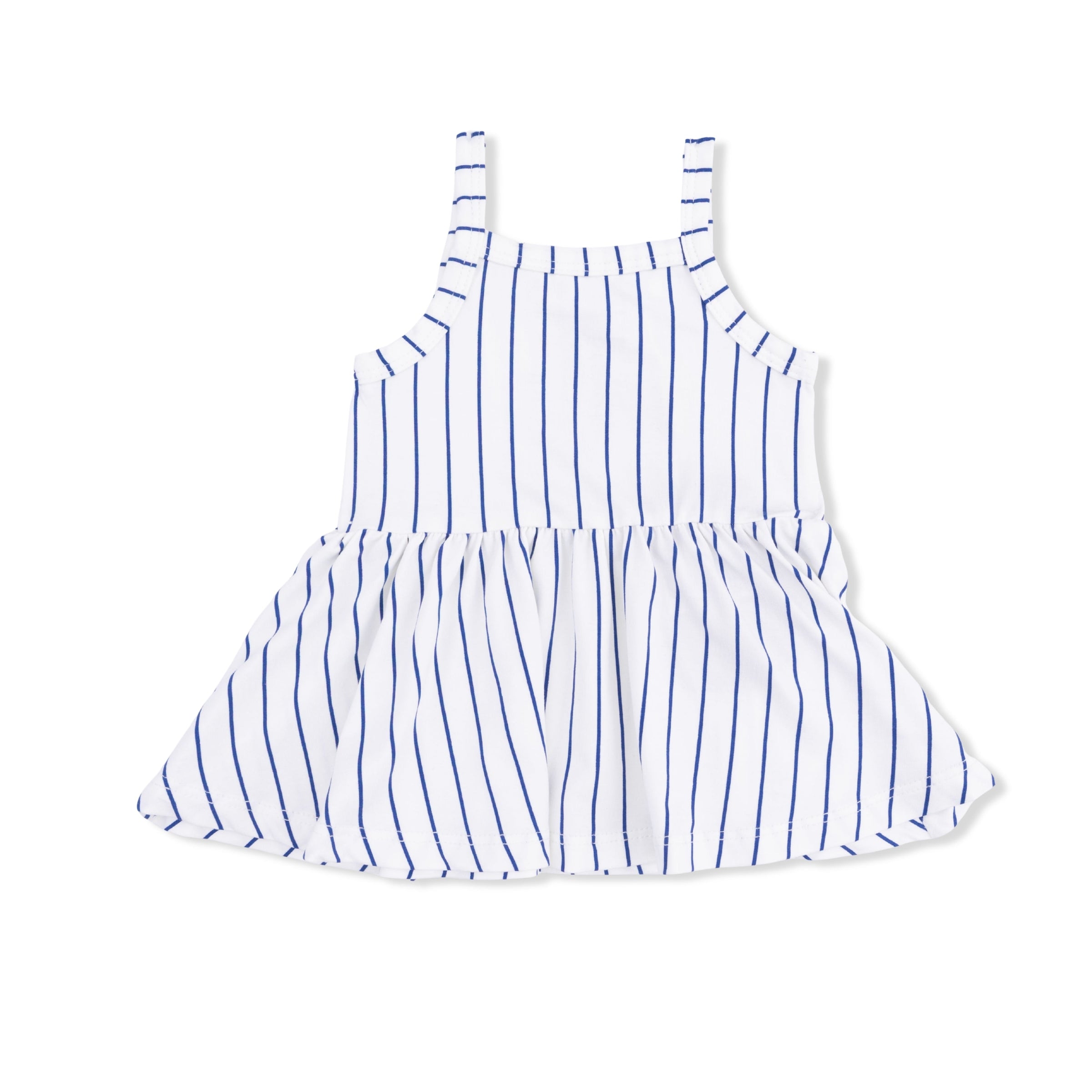 Baseball Stripe - Tank with Peplum
