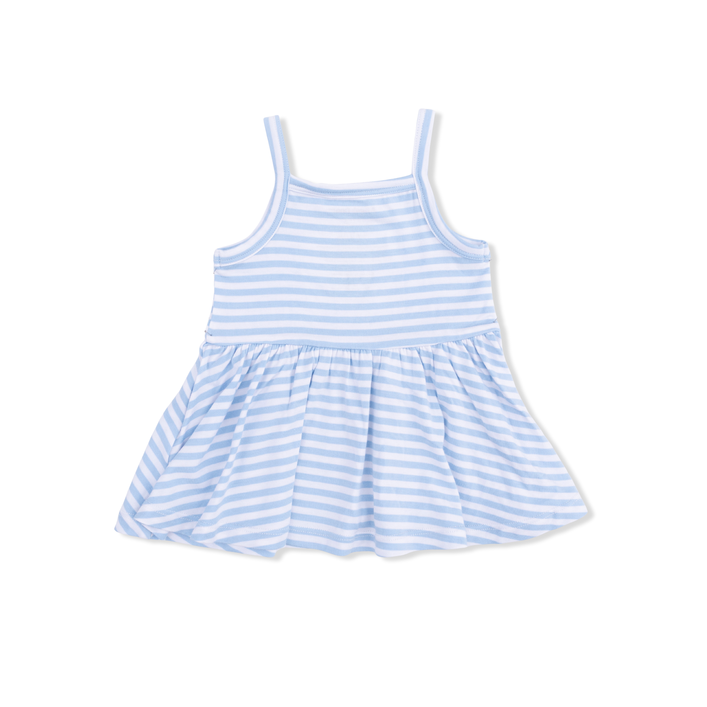 Striped Golf - Peplum Tank with Wide Leg Pant