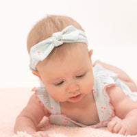 Tiny Cherry Stripe - Knot Headband