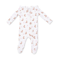 Mini Cowgirl Boots - 2 Way Ruffle Sleeve Zipper Footie