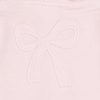 Veiled Pink Bows - Zip Peplum Hoodie