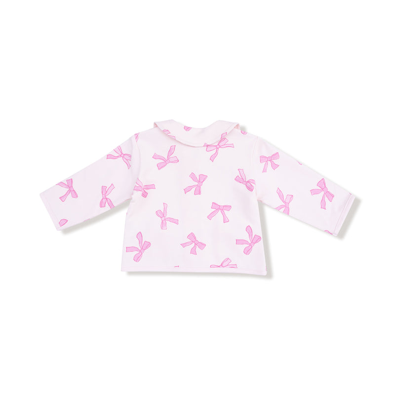 Pretty Bows - Tweed Style Jacket with Bow Pockets