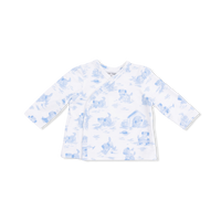 Puppy Toile Blue - Take Me Home Set with Convertible Pant