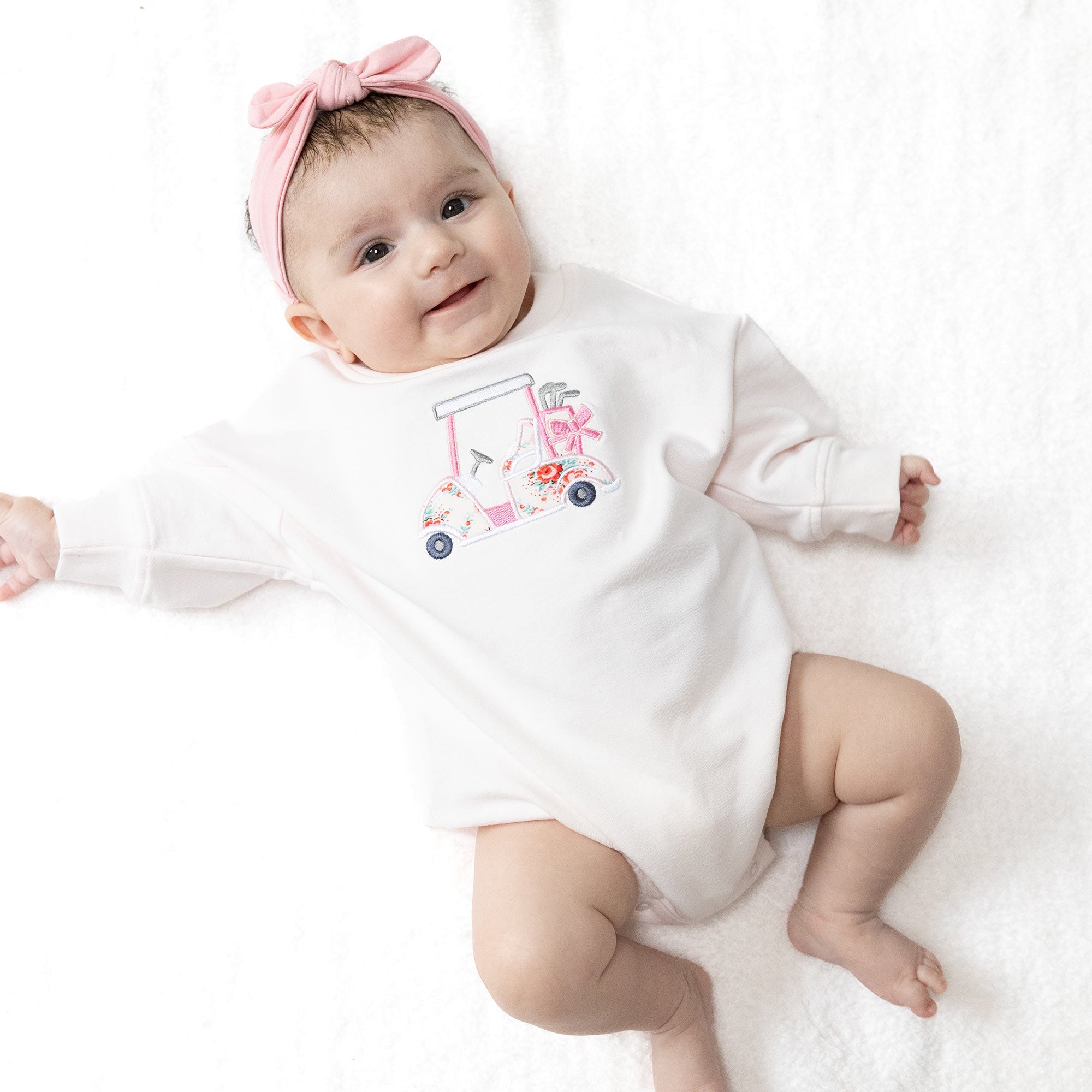 Golf - Pink Golf Sweatshirt Bubble