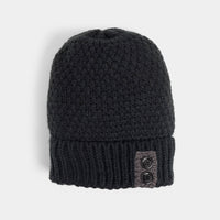 Tab Winter Knit Hat