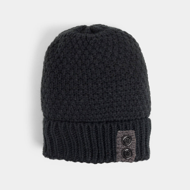 Tab Winter Knit Hat