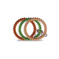 Spiral Hair Coils | Small | Football Hair Ties