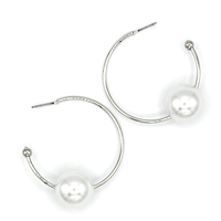 Round Hoop Pearl 40mm