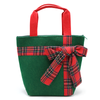 Christmas Bow Tote Bags