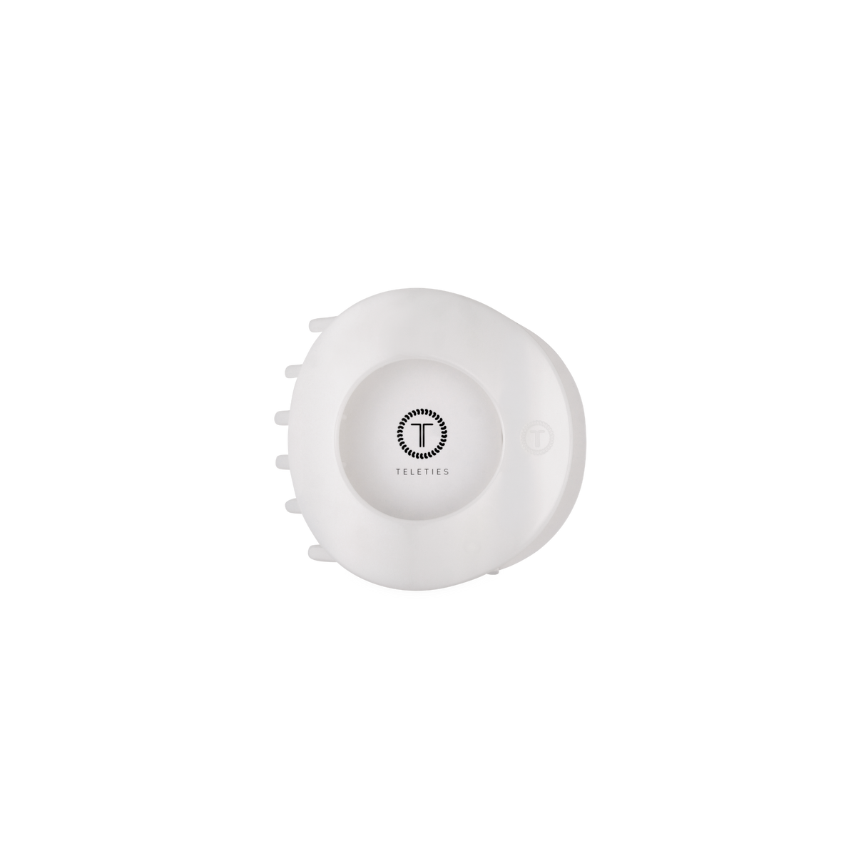Coconut White | Small | Flat Circle Hair Clip