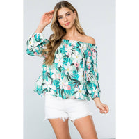 Naomi - Flower Print Multi Purpose Top