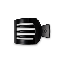 Jet Black | Small | Flat Square Hair Clip