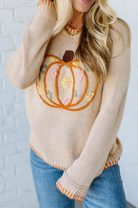 Sonya - Parchment Pumpkin Sweater