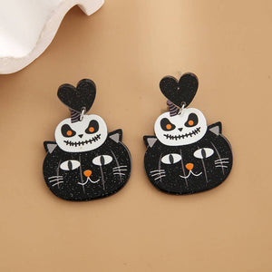 Halloween Cat Earrings