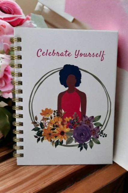 Adventurous Coral Celebrate Yourself Journal