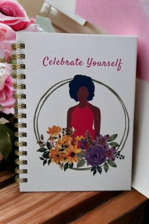 Adventurous Coral Celebrate Yourself Journal