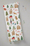 North Pole Village Embellished Tea Towels