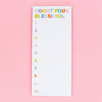 List Pad - "Count Your Blessings"