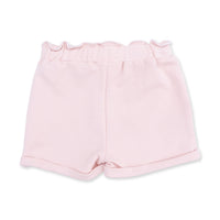 Solid Veiled Pink - Paperbag Shorts