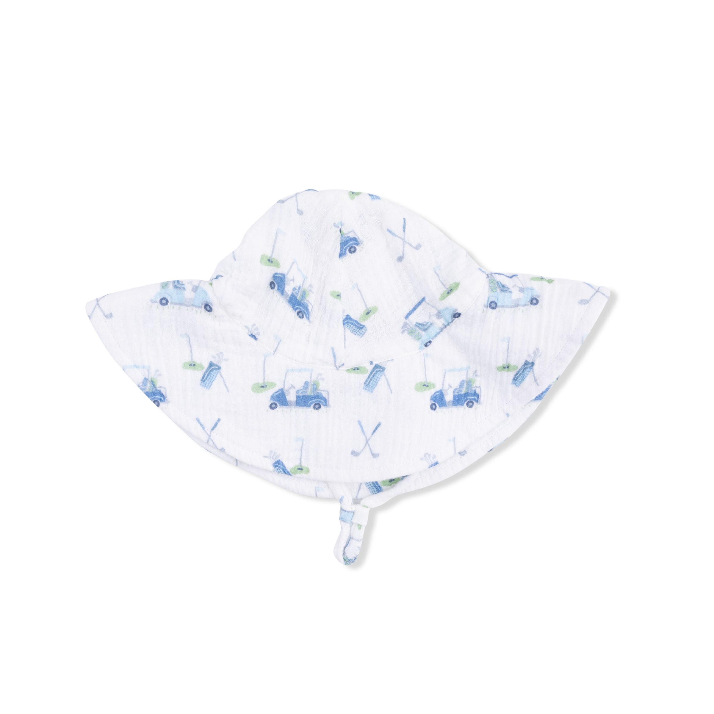 Baby Golf Carts Blue - Wide Brim Sun Hat