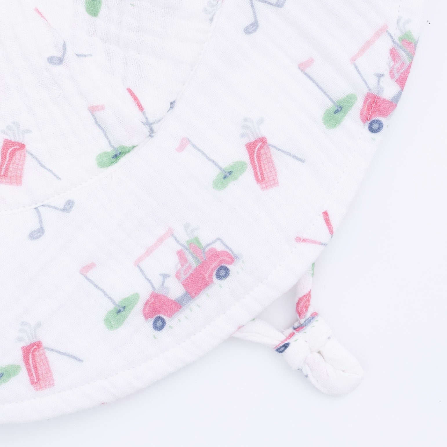 Baby Golf Carts Pink - Wide Brim Sun Hat