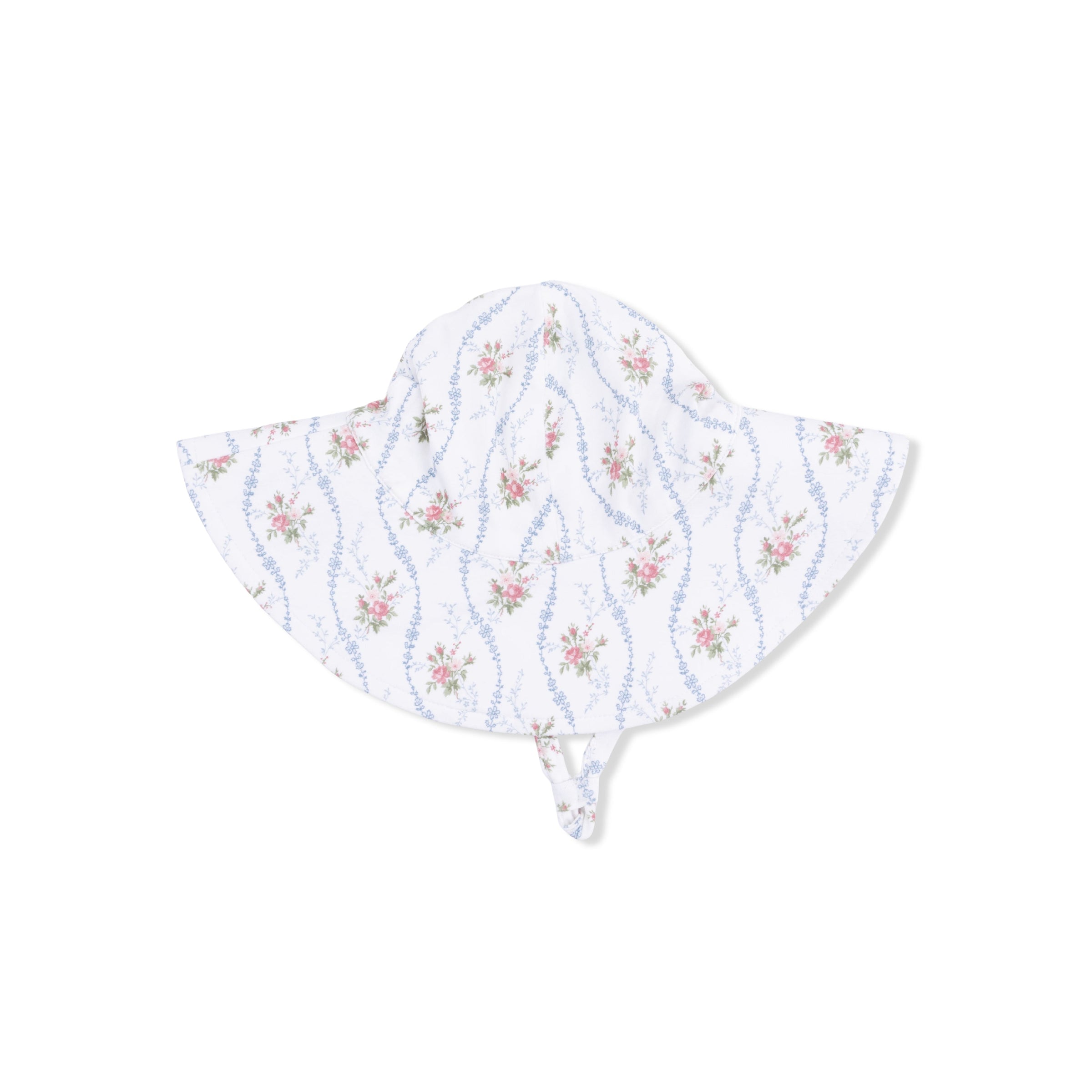 Heirloom Rose Stripe - Wide Brim Sun Hat