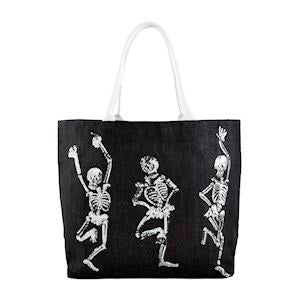 Dancing Skeletons Halloween Sparkle Totes