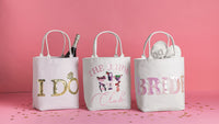 Pink Bride Sparkle Tote
