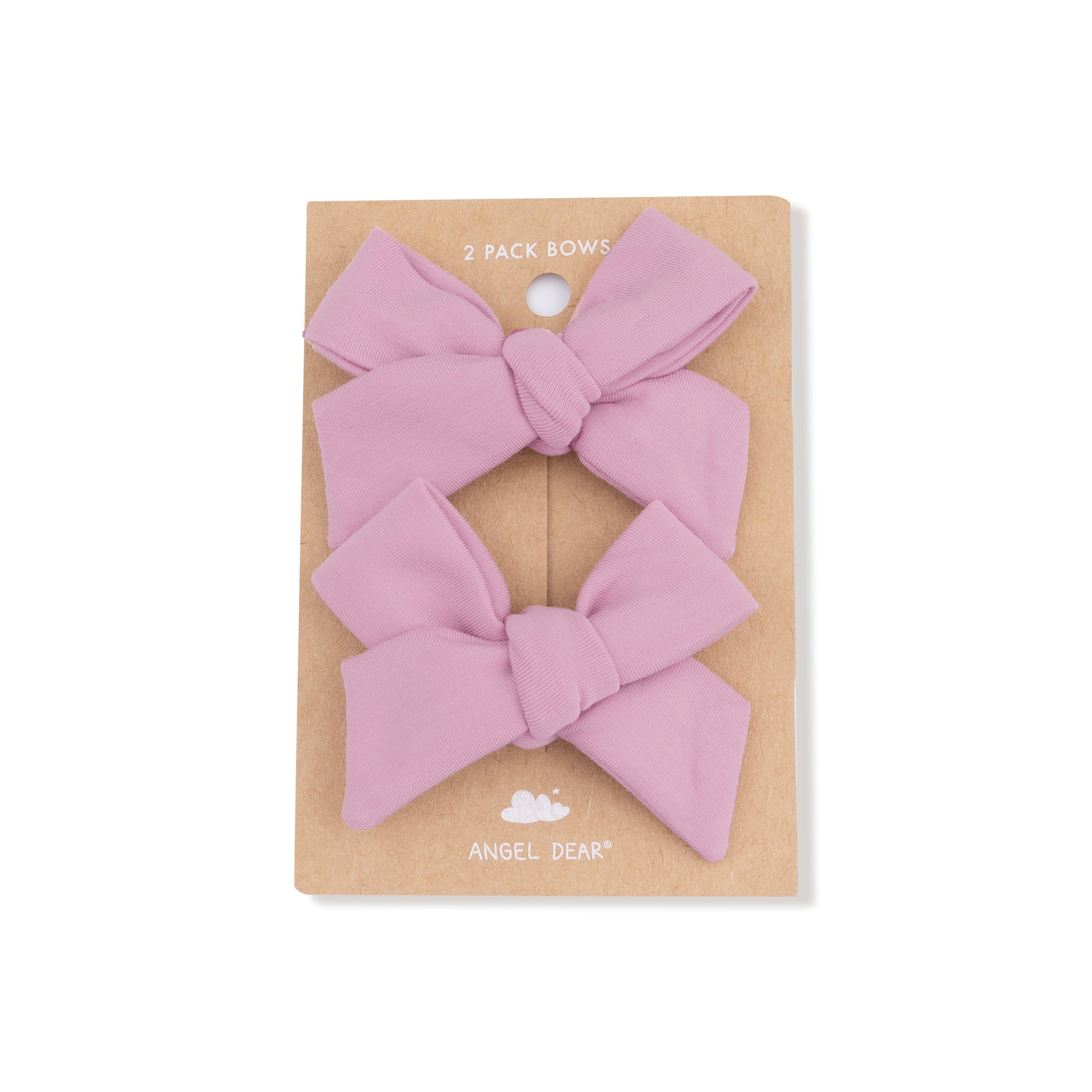 Cameo Pink - Bow Clips 2 Pack