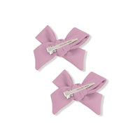 Cameo Pink - Bow Clips 2 Pack