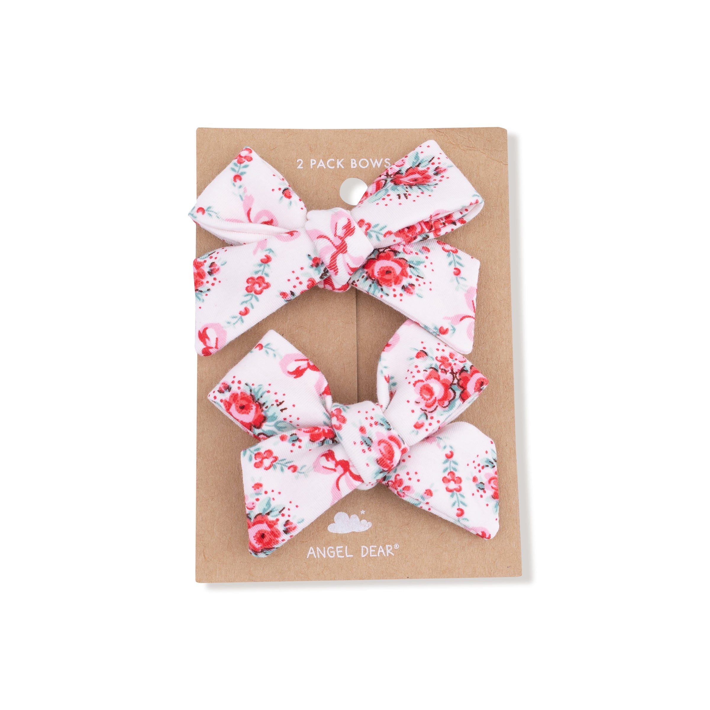 Rose Bow Lattice - Bow Clips 2 Pack
