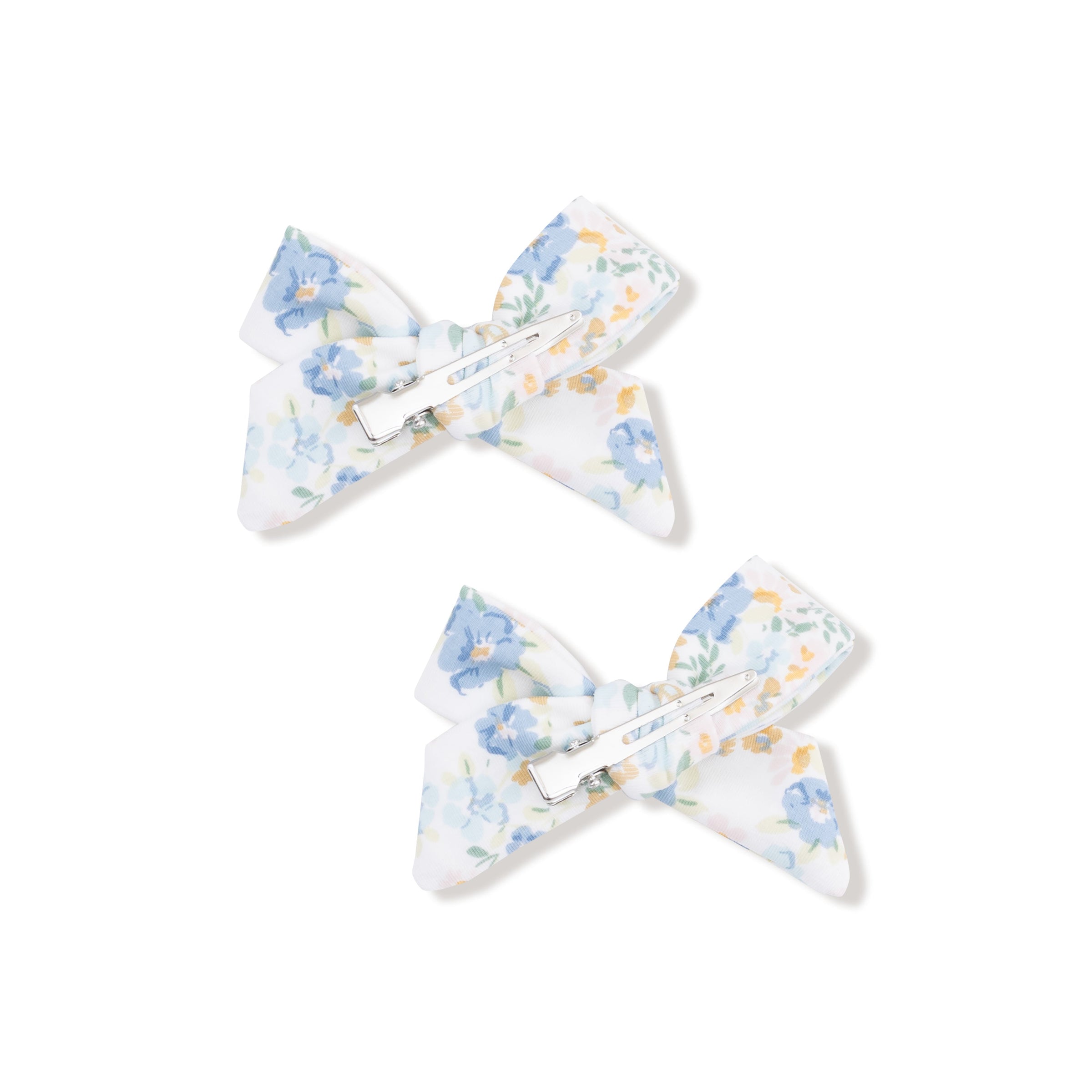 Sweet Rose Calico - Bow Clips