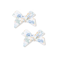 Sweet Rose Calico - Bow Clips