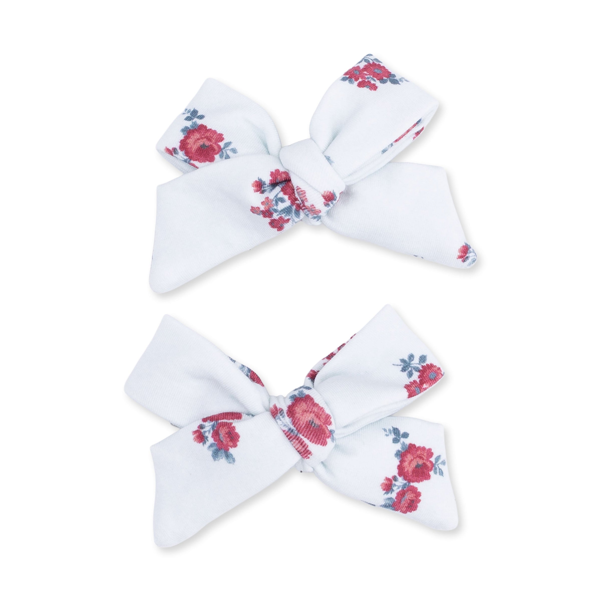 Alyssa Floral - 2 Pack Bow Clips