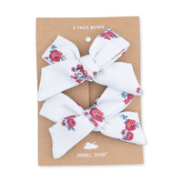 Alyssa Floral - 2 Pack Bow Clips