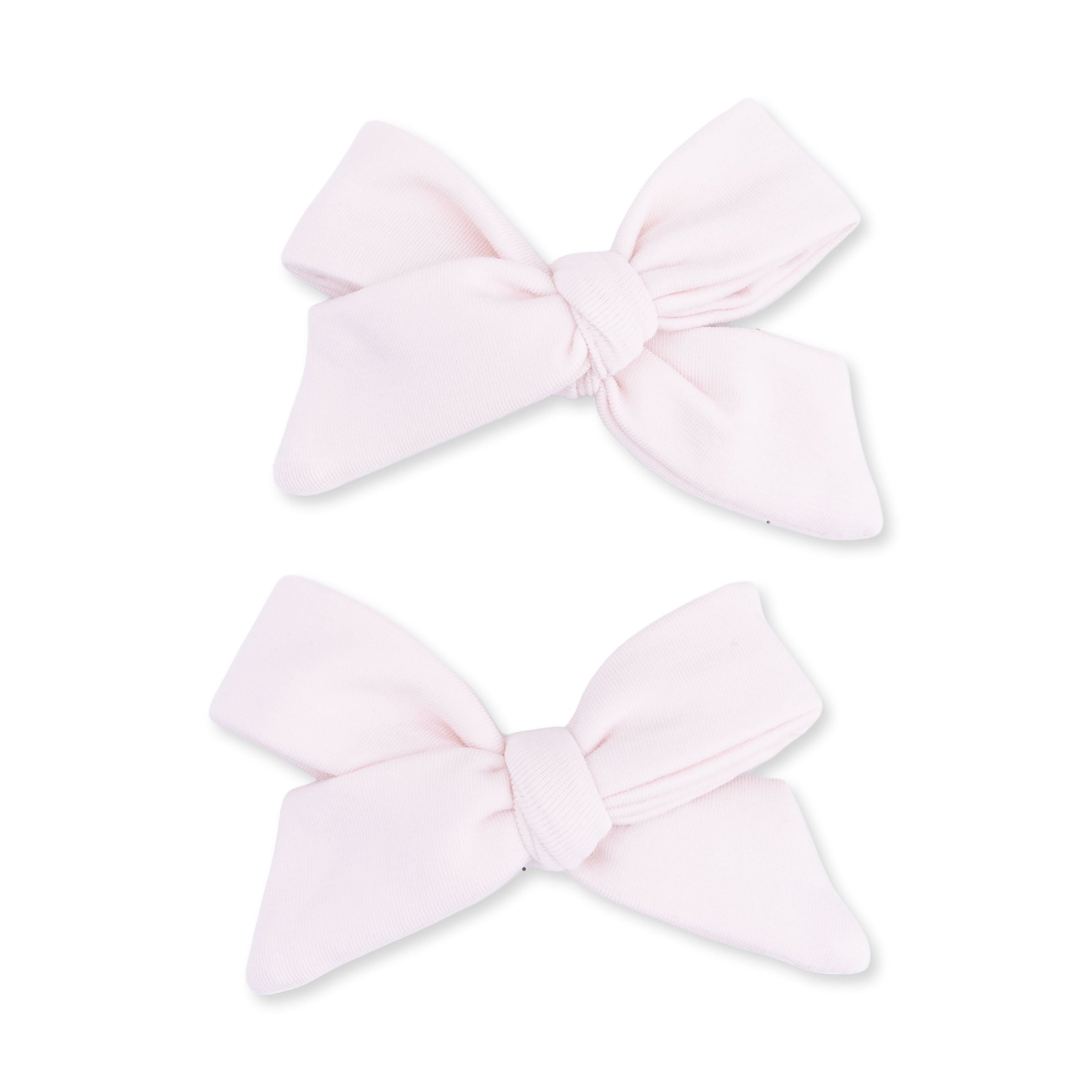 Solid Mauve Morn - 2 Pack Bow Clips