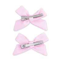 Solid Pink A Boo - 2 Pack Bow Clips